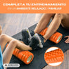 Massage roller | Foam rubber | 14 x 33 cm | Versatile | Lightweight | Prevents injuries | Orange | FitRoller | Mobiclinic