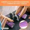 Massage roller | Foam rubber | 14 x 33 cm | Versatile | Lightweight | Prevents injuries | Orange | FitRoller | Mobiclinic