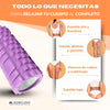 Massage roller | Foam rubber | 14 x 33 cm | Versatile | Lightweight | Prevents injuries | Orange | FitRoller | Mobiclinic