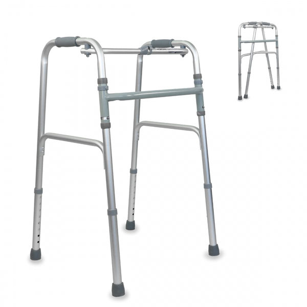 Mobiclinic Walker without Wheels | Model Columna | Adjustable Height | Aluminium | Maximum weigth: 100 kg