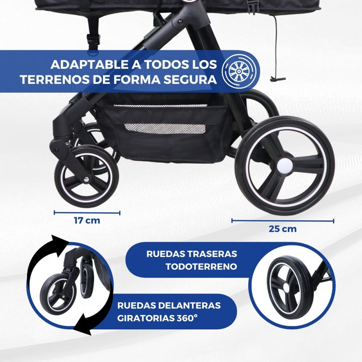 silla de paseo 2 en 1 nuit mobiclinic