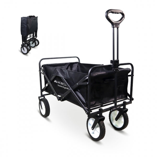 Beach and garden transport cart | Adjustable handle | 100L | 85x54.5x75cm | Foldable | 360º wheels | Duna Pro | Mobiclinic
