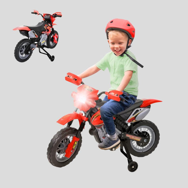 Kids Electric Scooter| Sound Buttons | Forward Button | Light | Training Wheels | Battery | MobiCross | Mobiclinic