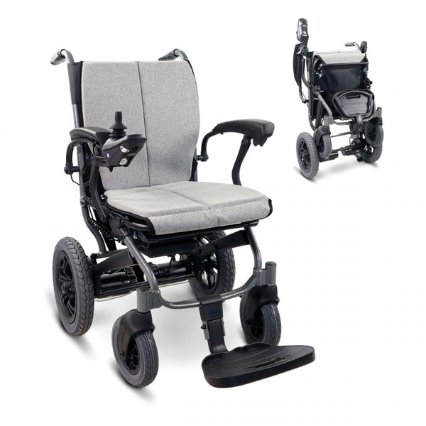 Electric wheelchair | Foldable | Aluminum | Dual mode | Autonomy 20 km | Max. weight 100 kg| Verona | Mobiclinic