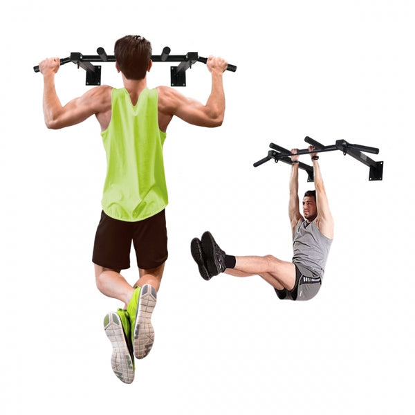 Wall Mounted Pull Up Bar | Kit Ancla Included | Steel | 90x45x13 | Max. 250 kg | Strength Exercises | K3 Model | Mobiclinic