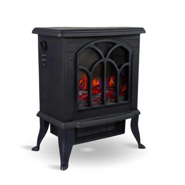 Electric fireplace | 1800W | 3D flame| Overheat protection | Adjustable temperature | Decorative | Anger | Mobiclinic