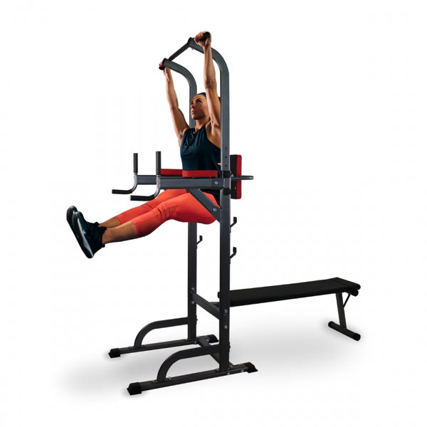 Weight training station | 9 in 1 |Max capacity 250kg |Adjustable height | Non-slip| Foldable | DOMIFIT | Mobiclinic