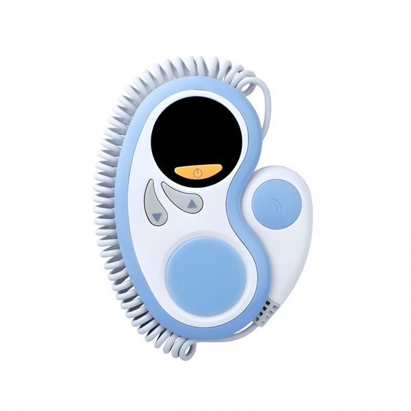 Fetal heartbeat detector | Fetal Doppler | From 16 weeks | Transportable | Blue | Light | With speaker | Mobiclinic