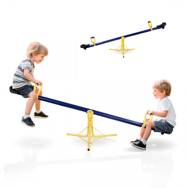 Children's Rocker | 360º Rotation | 2 Seats | 200 x 66 x 35 cm | Comfortable Grip | Safe | Mobifun | Mobiclinic