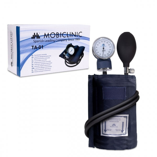Aneroid blood pressure monitor | Blood pressure | Two outputs | Comfortable | Adaptable | Blue | Mobiclinic