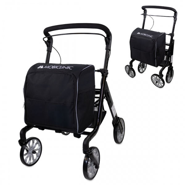 Folding walker | Shopping cart | Braking system | Adjustable height | Single lever | XXL bag | Formen | Mobiclinic
