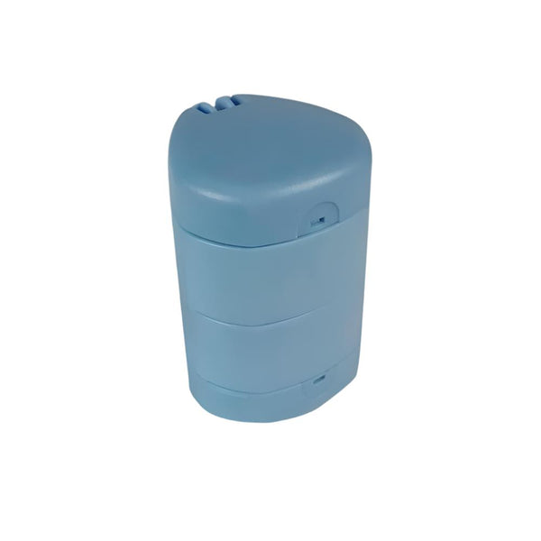 Pill Box, Crusher and Divider | 3 in 1 | Blue | Mobiclinic
