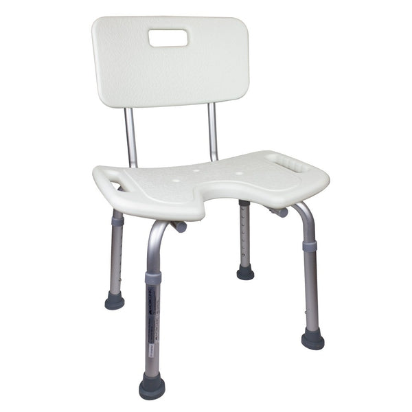 Shower Chair | Height Adjustable | With Backrest | U-Shaped Seat | Marisma | Mobiclinic