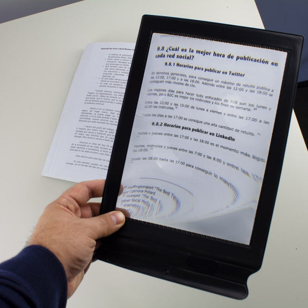 Desk Magnifying Glass | Without Support | Black |