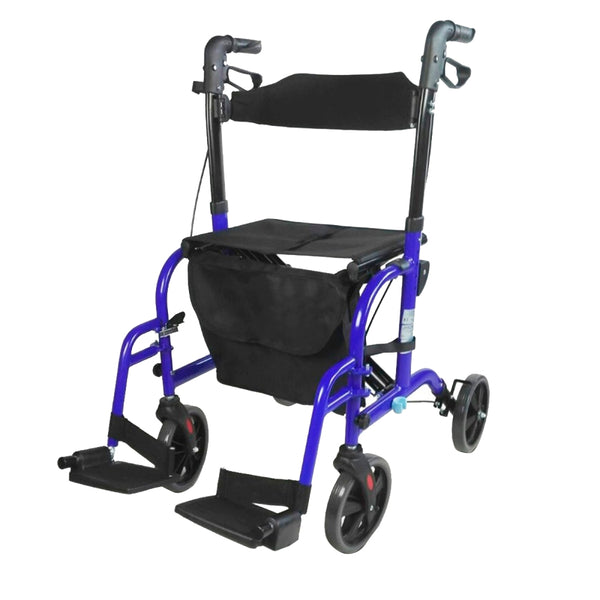 Mobiclinic Walker for Seniors | Brakes on the Handles | Adjustable Height | Foldable | Basket and Seat | Model: Picasso