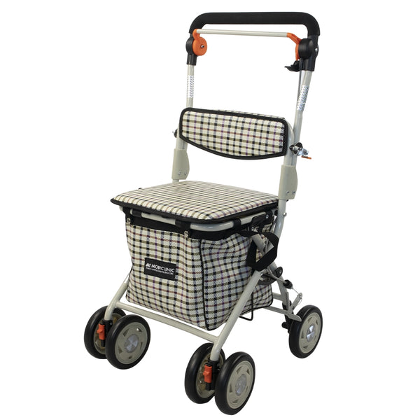 Shopping cart walker | 4 wheels | Up to 120Kg | Foldable | With bag | Braking system | Frames | Coliseum | Mobiclinic