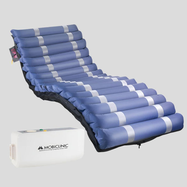 Anti-Decubitus Mattress | With Compressor | Various Widths | 17 Cells | TPU Nylon | Blue | Mobi 3 | Mobiclinic