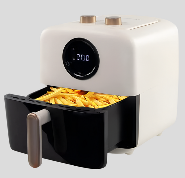 Large XL air fryer | 5 liters | 10 programs | interior light | LED display | Air Fryer | Oil free | Limos | Mobiclinic