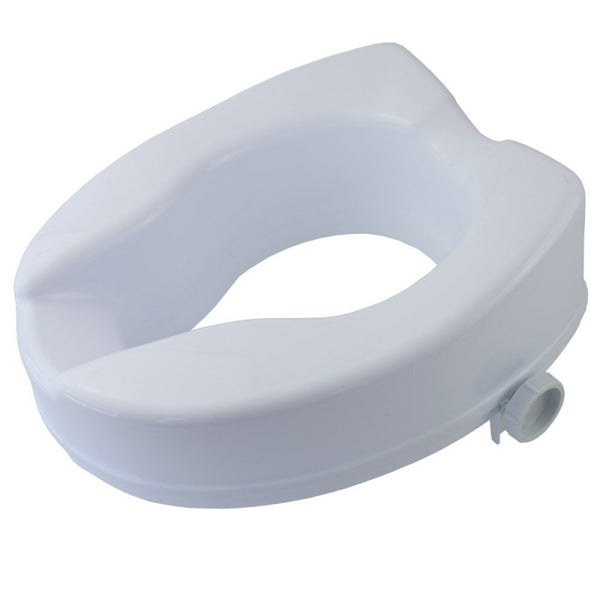 Toilet Seat Riser | Without Lid | Height: 10 cm | White | Model: Titán | Mobiclinic